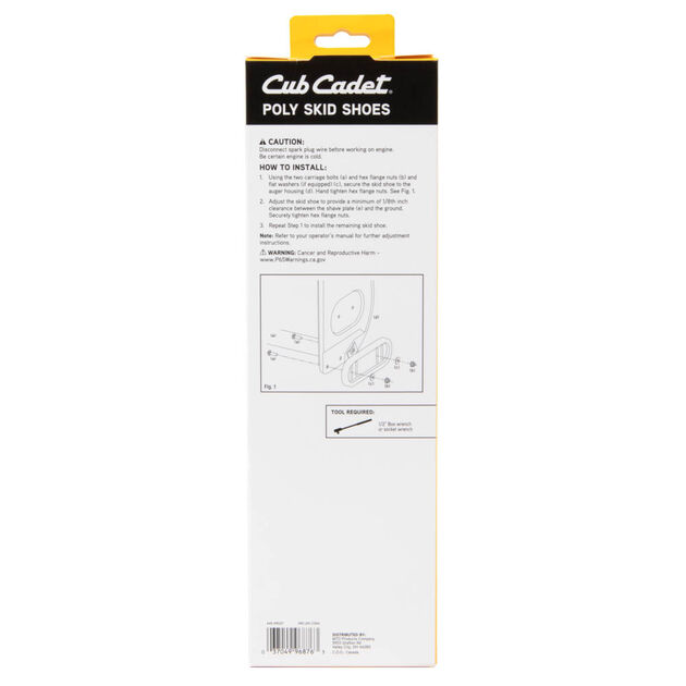 Blue Polymer Slide Shoe