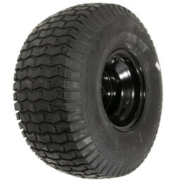 20" x 8" Riding Mower Rear Wheel Assembly (Black Rim)