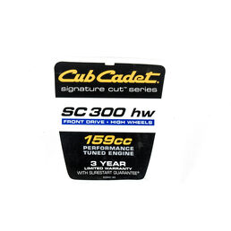 LBL-SHROUD  SC 300 HW  CUB CAD