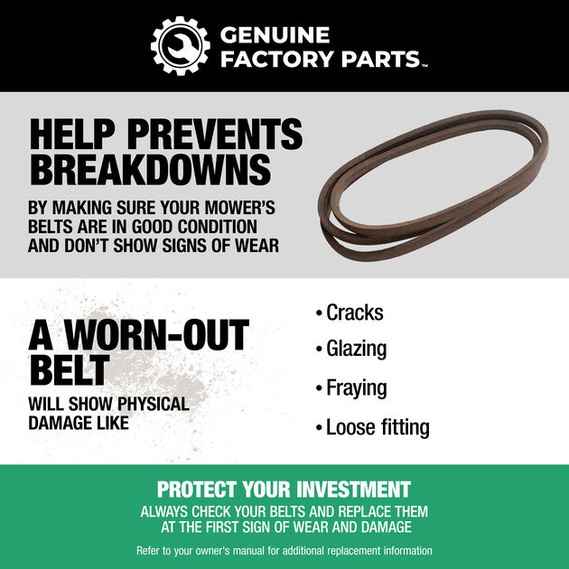 Riding Mower 50-Inch Deck Belt