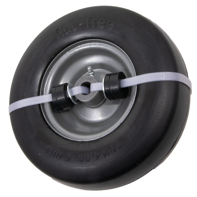 Flat Free Wheel Assembly, 11 x 4