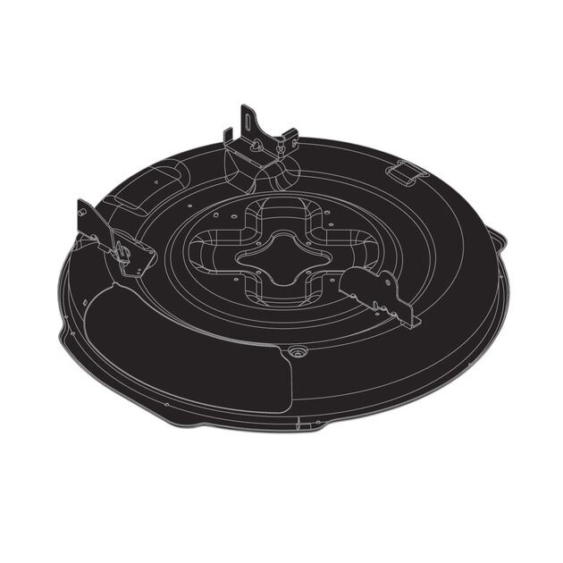 30" Deck Shell (Powder Black)