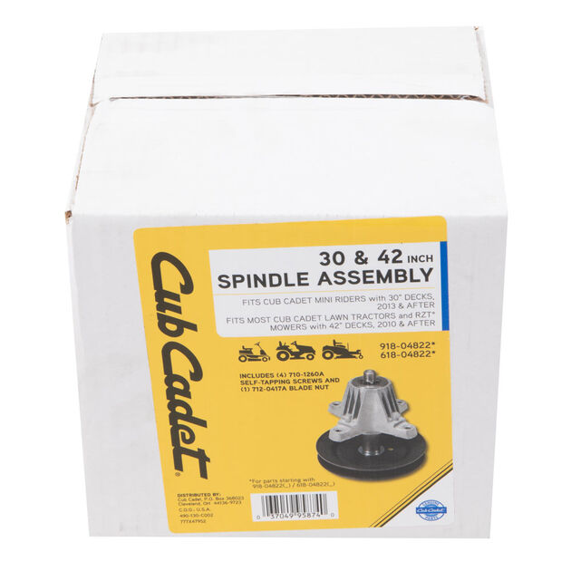 Spindle Assembly - 6.3" Dia. Pulley