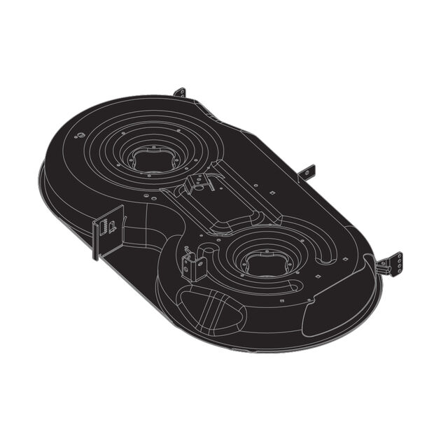 SHELL-46" 2W DECK POWDER BLK N