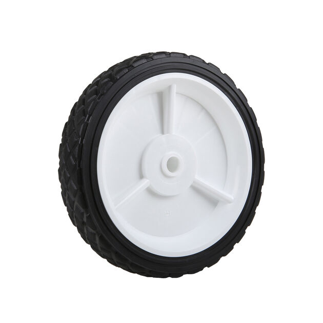 35 lbs. Load Rating. 1-3/8" Hub Length. 1/2" Nylon Bearing. Offset Hub. Diamond Tread.