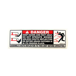 LABEL-DANGER CHUTE