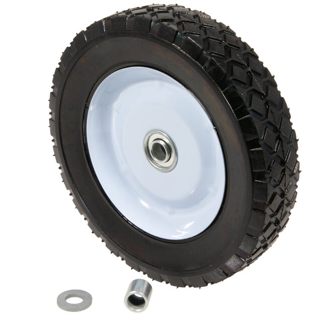 60 lbs. Load Rating. 1-3/8" Hub Length. 1/2" Ball Bearing. Offset Hub. Diamond Tread.