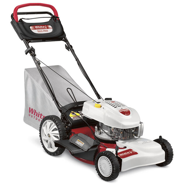 White Outdoor Self Propelled Lawn Mower Model 12AD565E790