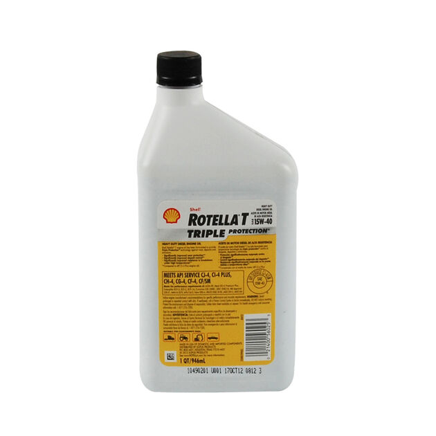 SAE 15W-40 Rotella Oil - 32 oz