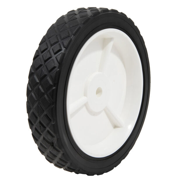 35 lbs. Load Rating. 1-3/8" Hub Length. 1/2" Nylon Bearing. Offset Hub. Diamond Tread.