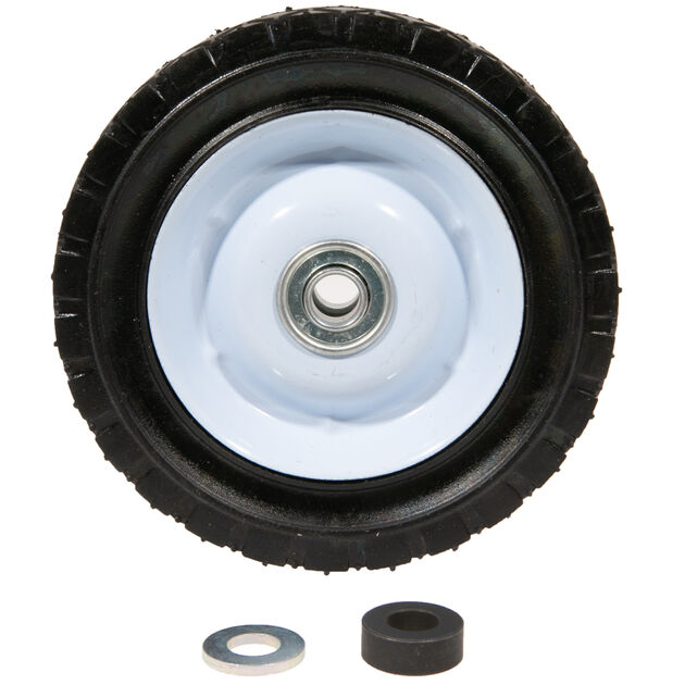 50 lbs. Load Rating. 1-3/8" Hub Length. 1/2" Ball Bearing. Offset Hub. Diamond Tread